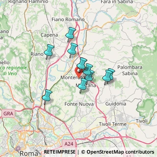 Mappa Viale Fausto Cecconi, 00015 Monterotondo RM, Italia (5.00182)