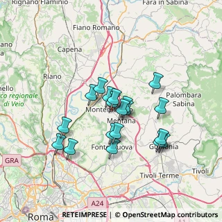 Mappa Viale Fausto Cecconi, 00015 Monterotondo RM, Italia (5.88)