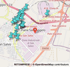 Mappa Zona Ind.le Viale Olanda, 66050 San Salvo CH, Italia (1.1895)