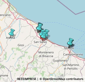 Mappa Zona Ind.le Viale Olanda, 66050 San Salvo CH, Italia (11.16273)