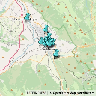 Mappa Via Dei Sangro, 67039 Sulmona AQ, Italia (1.329)