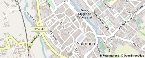 Mappa Sulmona