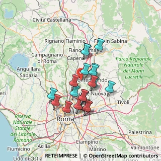 Mappa Via Modesto Panetti, 00138 Roma RM, Italia (11.324)