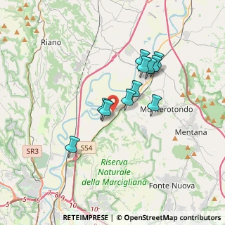 Mappa Via Modesto Panetti, 00138 Roma RM, Italia (3.00091)