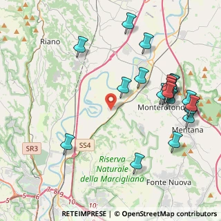 Mappa Via Modesto Panetti, 00138 Roma RM, Italia (4.9935)