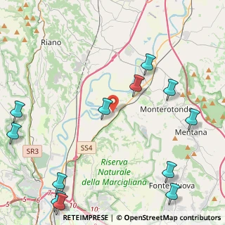 Mappa Via Modesto Panetti, 00138 Roma RM, Italia (6.4475)