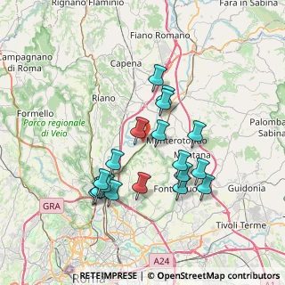 Mappa Via Modesto Panetti, 00138 Roma RM, Italia (7.06444)