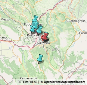 Mappa Via Leopoldo Dorrucci, 67039 Sulmona AQ, Italia (7.93125)