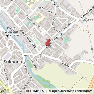 Mappa Via Cappuccini, 34, 67039 Sulmona, L'Aquila (Abruzzo)