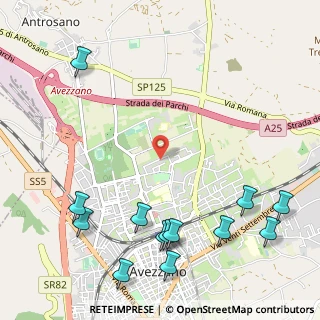 Mappa Via Generale Adolfo Infante, 67051 Avezzano AQ, Italia (1.55692)