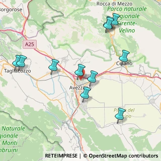 Mappa Via Generale Adolfo Infante, 67051 Avezzano AQ, Italia (9.49818)