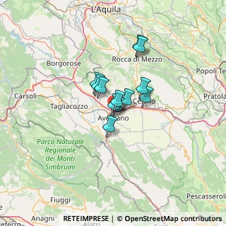 Mappa Via G. Saragat, 67051 Avezzano AQ, Italia (7.89333)