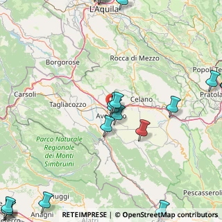 Mappa Via Generale Adolfo Infante, 67051 Avezzano AQ, Italia (28.2325)