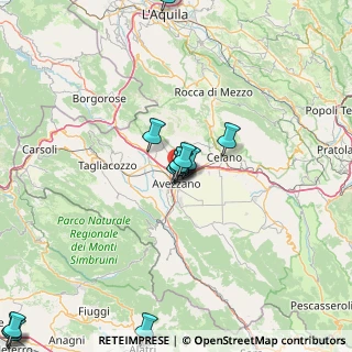 Mappa Via G. Saragat, 67051 Avezzano AQ, Italia (18.90462)