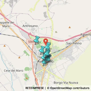 Mappa Via Generale Adolfo Infante, 67051 Avezzano AQ, Italia (1.40273)