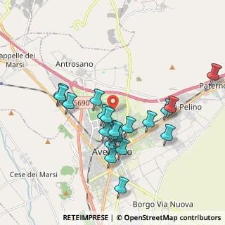 Mappa Via Generale Adolfo Infante, 67051 Avezzano AQ, Italia (1.8575)