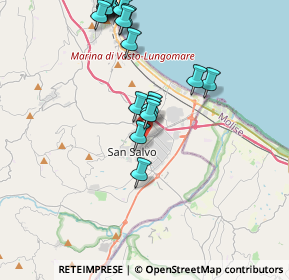 Mappa 66050 San Salvo CH, Italia (4.751)