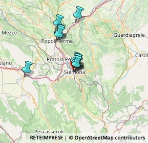 Mappa BUCO DELLA GROTTA, 67039 Sulmona AQ, Italia (9.50167)