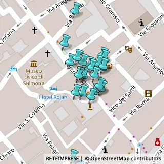Mappa Piazza XX Settembre, 67039 Sulmona AQ, Italia (0.01923)