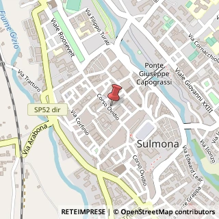 Mappa Via Antonio de Nino, 7, 67039 Sulmona, L'Aquila (Abruzzo)