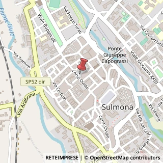 Mappa Piazza Santissima Annunziata, 9, 67039 Sulmona, L'Aquila (Abruzzo)