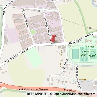 Mappa Via Santa Cornelia, 5, 00060 Formello, Roma (Lazio)