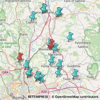 Mappa Via Pietro Belon, 00015 Roma RM, Italia (9.9425)