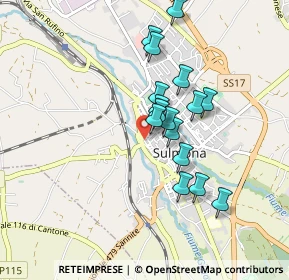 Mappa Via Giovanni Quatrario, 67039 Sulmona AQ, Italia (0.75938)