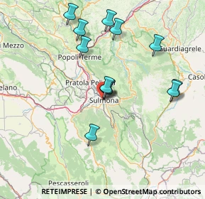 Mappa Via Giovanni Quatrario, 67039 Sulmona AQ, Italia (15.26417)