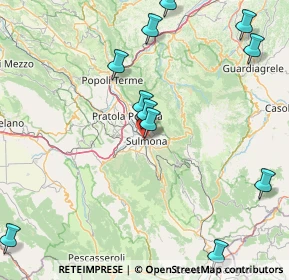 Mappa Via Giovanni Quatrario, 67039 Sulmona AQ, Italia (21.41455)