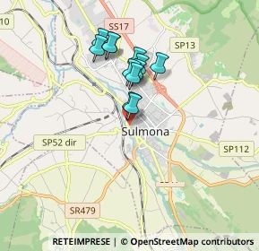 Mappa Via Giovanni Quatrario, 67039 Sulmona AQ, Italia (1.45917)