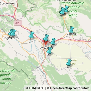 Mappa Via Marcello, 67051 Avezzano AQ, Italia (9.65818)
