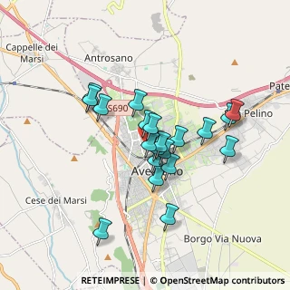 Mappa Via Marcello, 67051 Avezzano AQ, Italia (1.5045)