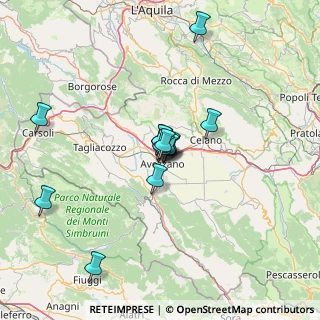 Mappa Via Marcello, 67051 Avezzano AQ, Italia (10.42357)