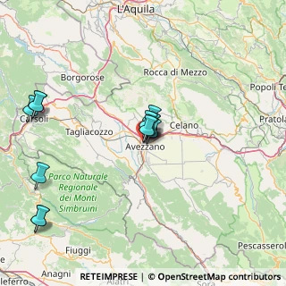 Mappa Via Marcello, 67051 Avezzano AQ, Italia (15.11462)