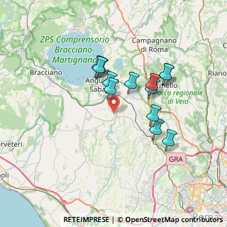 Mappa Via Anguillarese, 00123 Roma RM, Italia (6.35923)