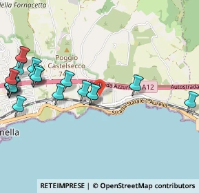 Mappa Via degli Olmi, 00058 Santa Marinella RM, Italia (1.3655)