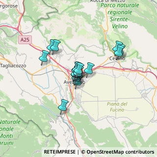 Mappa Via dei Giacinti, 67051 Avezzano AQ, Italia (4.66824)