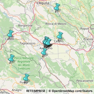 Mappa Via dei Giacinti, 67051 Avezzano AQ, Italia (10.95929)