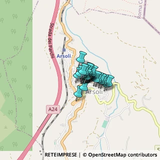 Mappa Via Aprutina, 00023 Arsoli RM, Italia (0.14444)