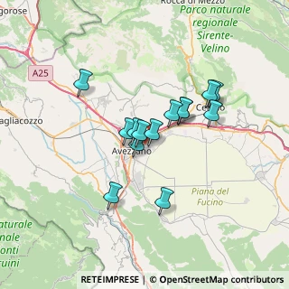 Mappa Via Filippo Brunelleschi, 67051 Avezzano AQ, Italia (5.50929)
