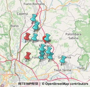 Mappa Via Arrigo Boito, 00013 Mentana RM, Italia (6.11615)