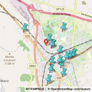 Mappa Via Lombardia, 67051 Avezzano AQ, Italia (1.1)