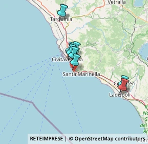 Mappa Via Canino, 00058 Santa Marinella RM, Italia (12.42583)