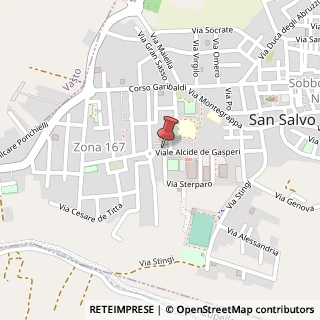 Mappa Viale alcide de gasperi, 86036 San Salvo, Chieti (Abruzzo)