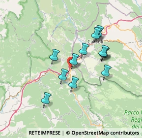 Mappa Via dei Massimo, 00023 Arsoli RM, Italia (6.38308)