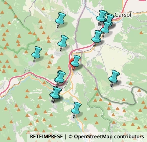 Mappa Via dei Massimo, 00023 Arsoli RM, Italia (4.286)