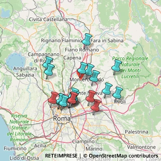 Mappa Via Monte Sant'Ilario, 00015 Monterotondo RM, Italia (13.17)