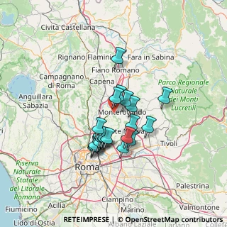 Mappa Via Monte Sant'Ilario, 00015 Monterotondo RM, Italia (11.127)