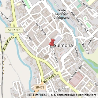 Mappa Corso Ovidio, 74, nr123 Sulmona, L'Aquila (Abruzzo)